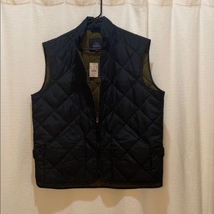 Black Quilted Vest